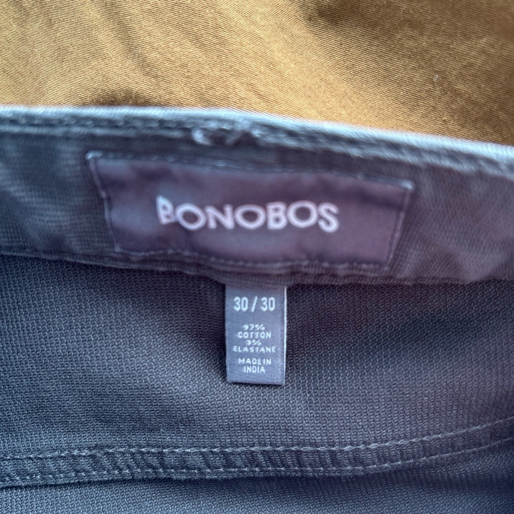 Bonobos Charcoal Men's Pants 30/30 - Picture 3 of 6